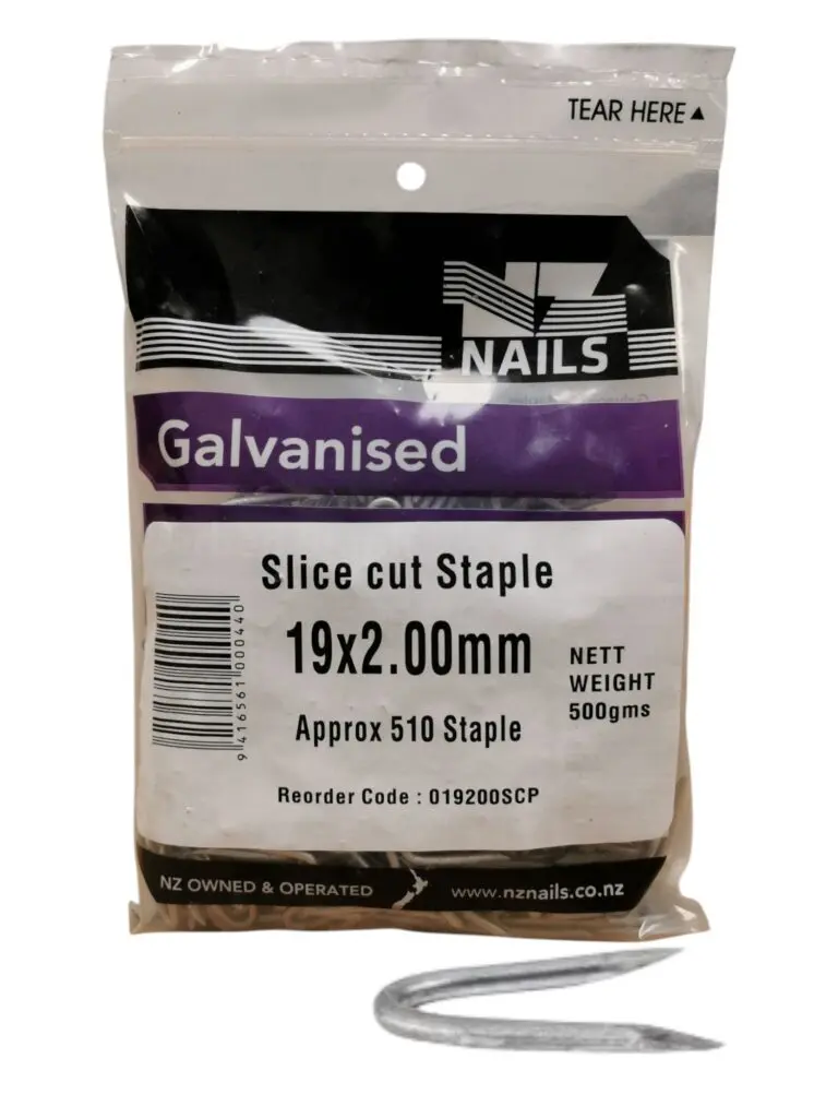 19 x 2.0 Slice Cut Staples 500g