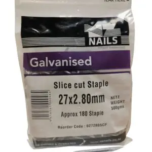 27 x 2.8 Slice Cut Staples 500g
