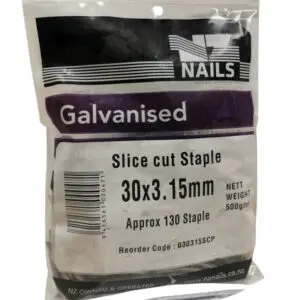 30 x 3.15 Slice Cut Staples 500g