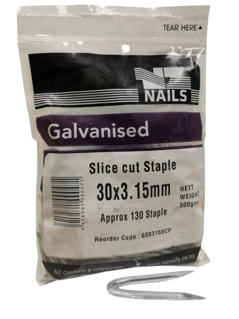 30 x 3.15 Slice Cut Staples 500g