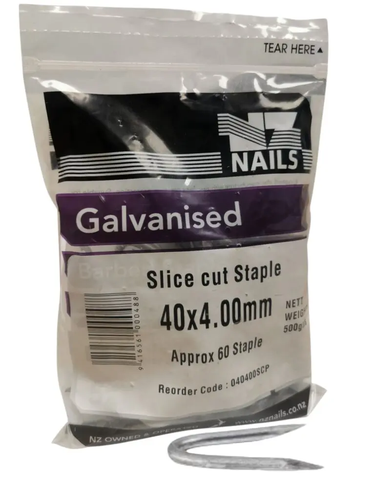 40 x 4.0 Slice Cut Staples 500g