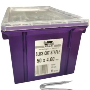 50 x 4.0 Galv Slice Cut Staples 5kg