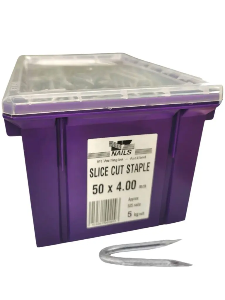 50 x 4.0 Galv Slice Cut Staples 5kg
