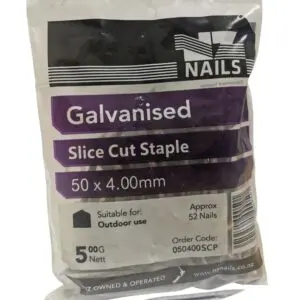 50 x 4.0 Slice Cut Staples 500g