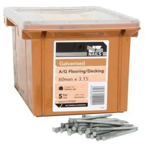 60 x 3.15 Galv Floor/Deck Nails 5kg