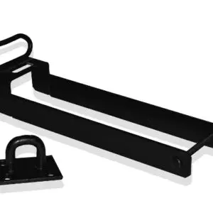 Throw Over Gate Latch 4 Inch Gate With Keeper Black