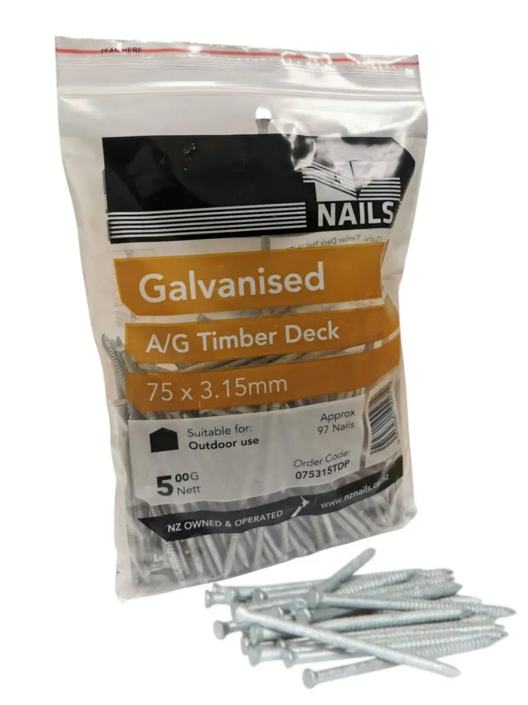 75 x 3.15 Galv Decking Nails 500g
