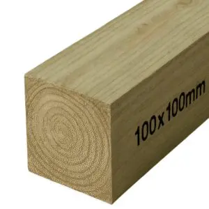 Posts 100 x 100 H4 Sawn 3.6m