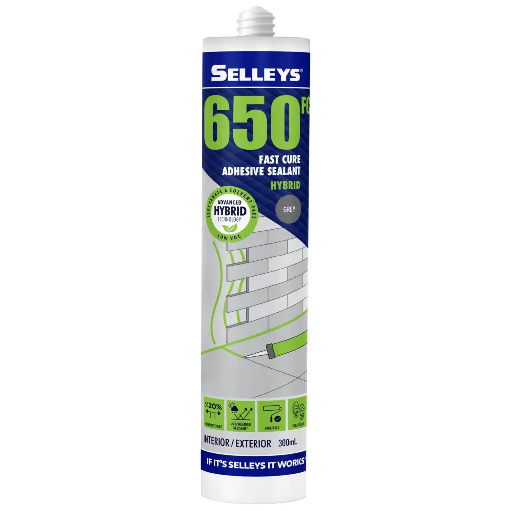 Selleys 650FC Adhesive Sealant Grey