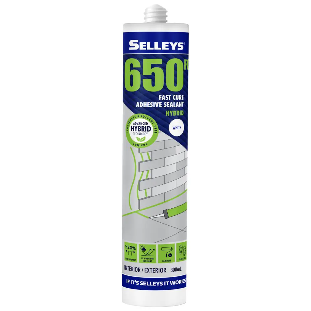 Selleys 650FC Adhesive Sealant White
