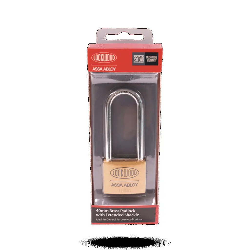 Padlock Brass 40mm Body 63mm Shackle