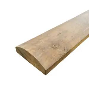 140 x 40 H4 Half Round Landscape Rail 6.0M