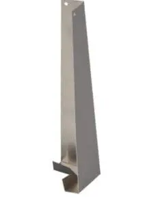 Alum 90Deg Ext Corner Soaker 180mm Linea