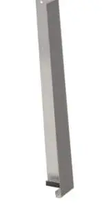 Alum Ext Corner Soaker 310mm