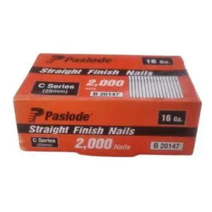 Paslode Pneu 25mm Strait Brads Pkt 2000