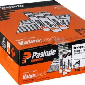 Paslode Imp 90mm Bright Val/Pack 3000 Cells
