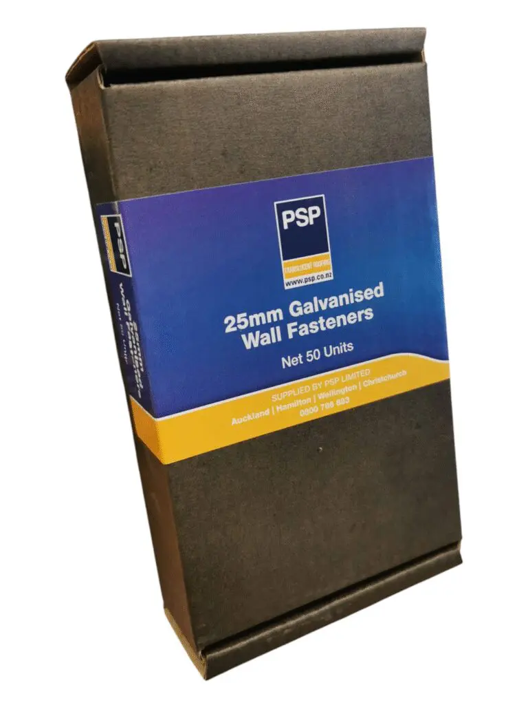 PSP Galv Wall Fasteners 25mm Box 50