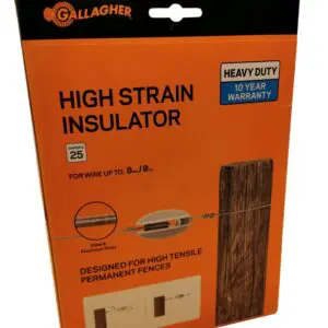 Insulator High Strain White 25Pk