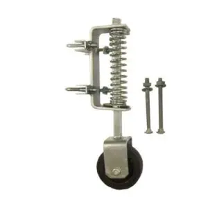 H/Duty Spring Load Gate Wheel Pipe Jailer