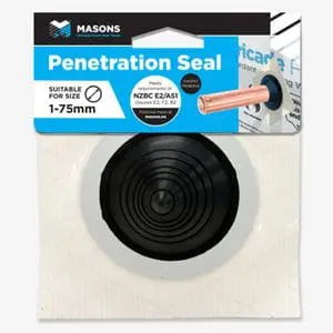 Masons Pipe Penetration Seal 1mm - 75mm