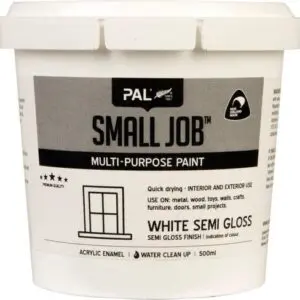 Real Colourz White Semi Gloss 500ml