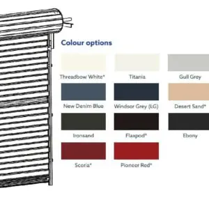Roller Door 4.5H x 4.8W Colour Ind Series