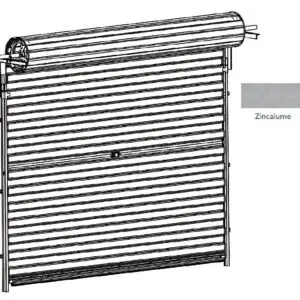 Roller Door 4.5H x 4.8W Zinc Ind Series Chain Wheel