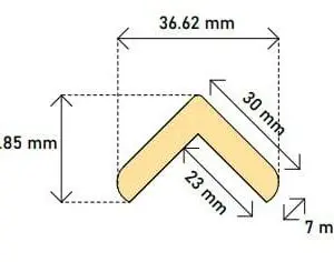 30mm External Corner H3 FJ