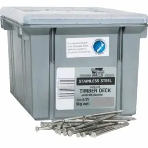 75 x 3.15 Stainless Steel Decking Nails 75 x 3.15 Stainless Steel Decking Nails 5kg