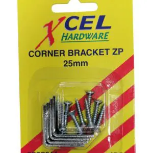 Corner Brackets Zp 25mm Pk4 Xcel