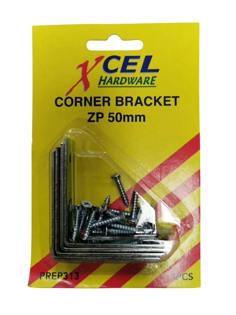 Corner Brackets Zp 50mm Pk4 Xcel