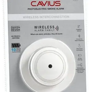 Cavius Wireless Family 10 Year Photoelectric Smoke Alarm