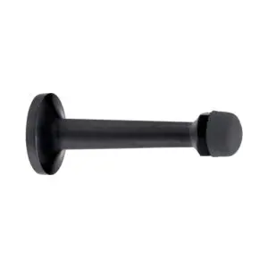 Windsor 75mm Blk Skirting Mount Doorstop