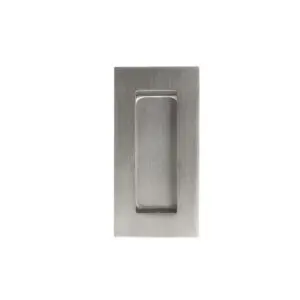 Flush Pull Square S/S 102 x 51mm Windsor