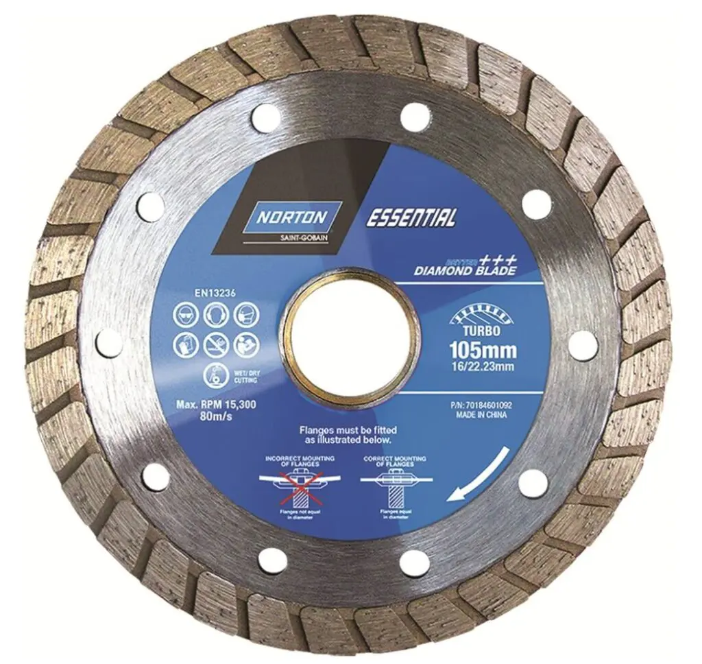 Diamond Blade 105mm Turbo