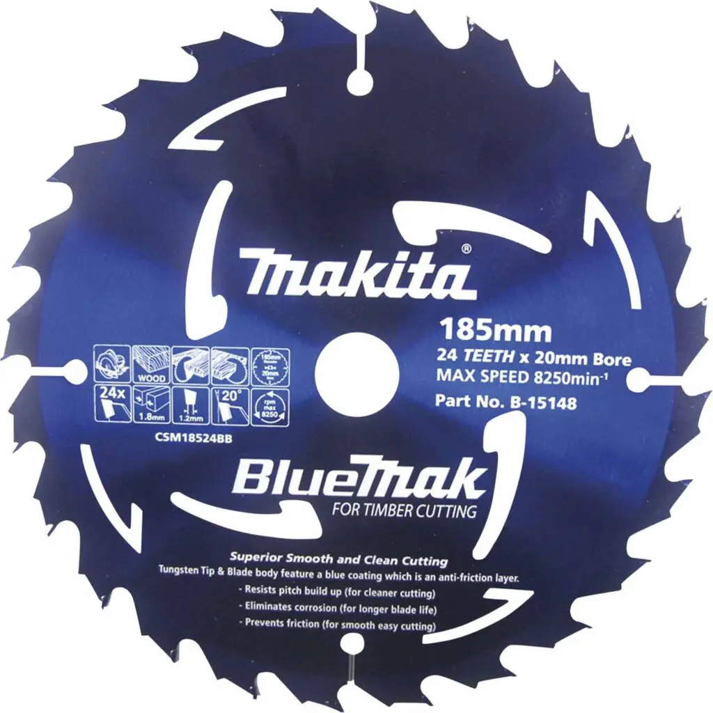 Makita Bluemak Tct Blade 185mm 24T