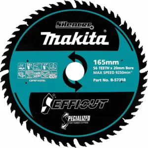 Makita Circ Saw Blade 165 x 56T 20mm Bore