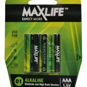 Batteries Aa Max-Life 4Pk