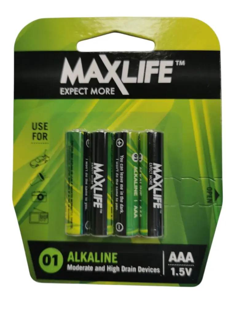 Batteries Aa Max-Life 4Pk