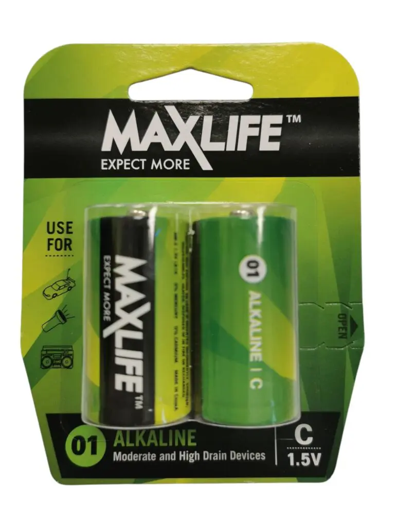 Batteries C Max-Life 2Pk