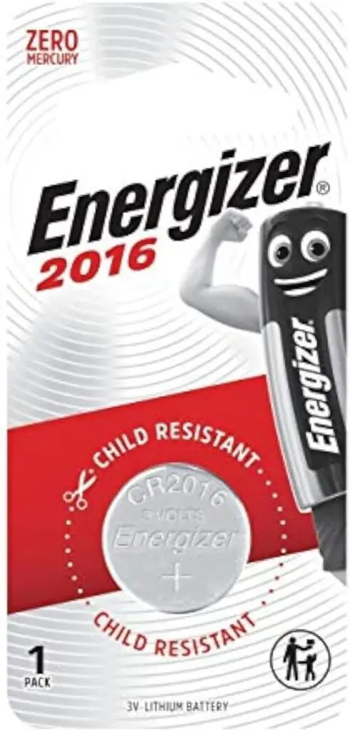 Energizer 3V Lithium Battery 2016