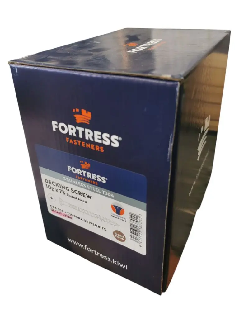 10G x 75 Rsd Csk Torx Deck Screws Bronze 500