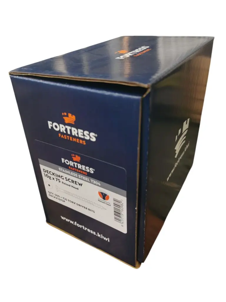 10G x 75 Rsd Csk S/S Torx Deck Screws 500 BOX