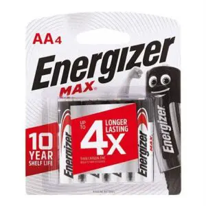 Energizer Max Aa Batteries 4Pk
