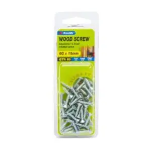 Wood Screw 6G x 15mm Csk Phillips Drive