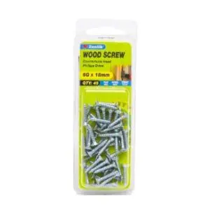Wood Screw 6G x 18mm Csk Phillips Drive