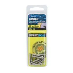 Wood Screw 6G x 25mm Csk Phillips Drive