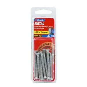 Metal Screw Phillips Class 3 10g-24 50mm