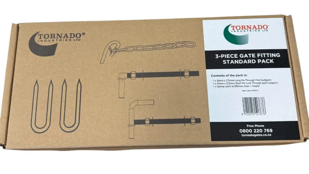 3-Piece Gate Fitting Standard Pack