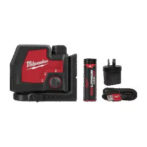 MIL Usb Red Lith Cross /Plumb Laser Kit